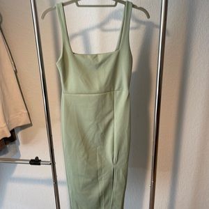 Nasty Gal Squariin To Go Midi Dress